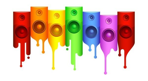 multicolor design speakers sound rainbows_www.wall321.com_87